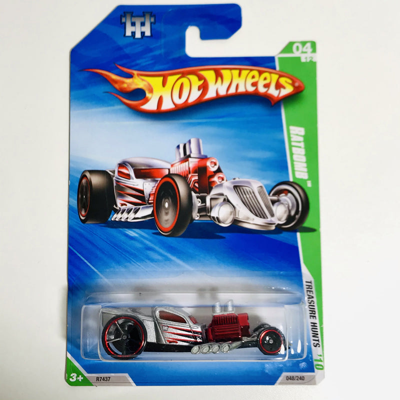 2010 Hot Wheels Treasure Hunts Ratbomb plata OH5