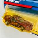 2000 Hot Wheels 99 Mustang rojo oscuro metálico 5SP