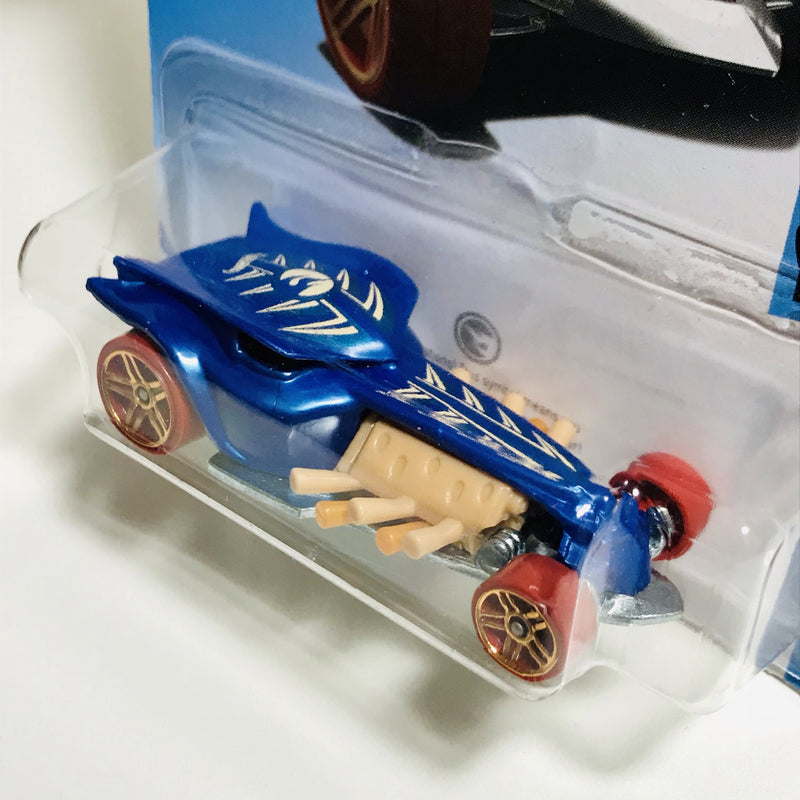 2018 Hot Wheels Treasure Hunt Street Beasts Ratical Racer azul PR5 base ZAMAC