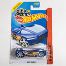 2014 Hot Wheels Treasure Hunt HW Race Night Burner azul PR5