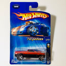 2005 Hot Wheels First Editions Torpedoes Trim Trk 049 rojo PR5