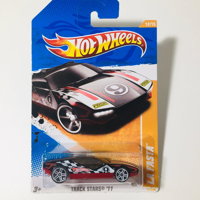 2011 Hot Wheels Track Stars La Fasta negro PR5