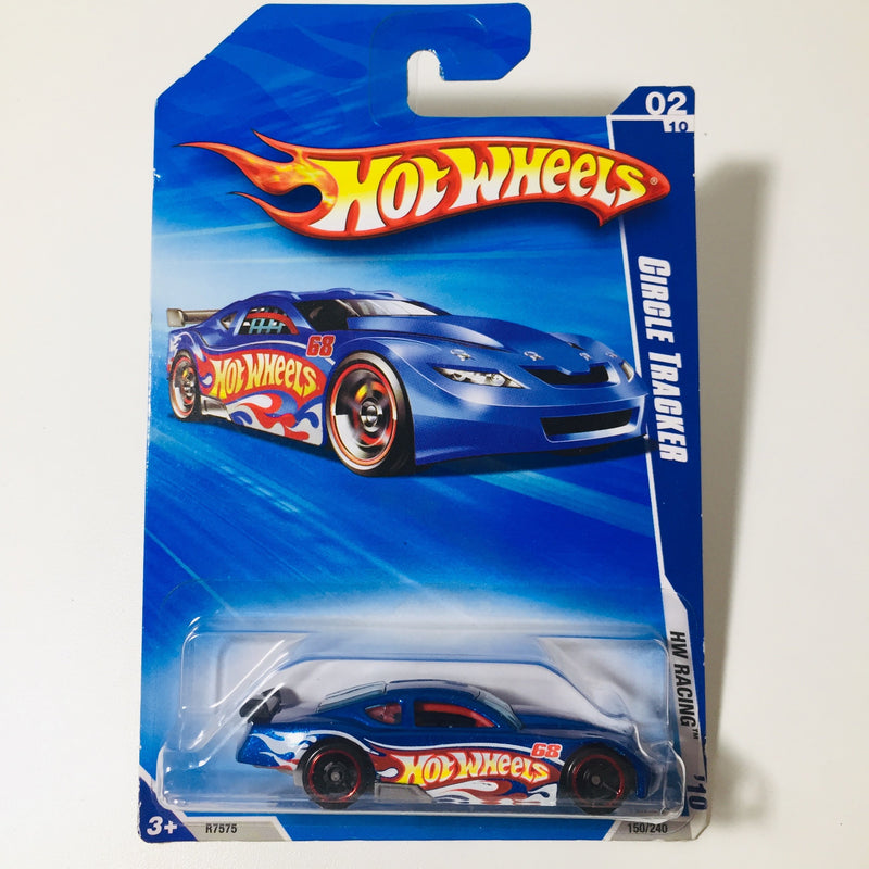 2010 Hot Wheels HW Racing Circle Tracker azul OH5