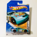 2011 Hot Wheels HW Video Game Heroes Circle Tracker turquesa OH5