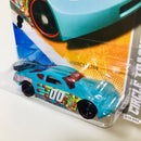 2011 Hot Wheels HW Video Game Heroes Circle Tracker turquesa OH5