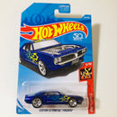 2018 Hot Wheels HW Flames Custom 67 Pontiac Firebird azul 5SP