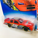 2010 Hot Wheels Race World Speedway Dodge Charger Stock Car rojo PR5