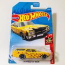 2019 Hot Wheels HW Flames 70 Chevelle SS Wagon amarillo DD8