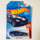 2018 Hot Wheels Then and Now Corvette C7 Z06 azul PR5