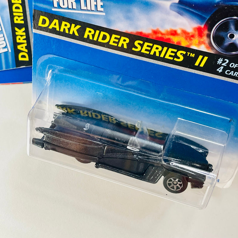 1996 Hot Wheels Dark Rider Series II Colección Set de 4 - Big Chill, Street Beast, Thunderstreak, Power Pistons