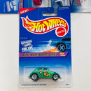 1997 Hot Wheels Biff! Bam! Boom! Series Colección Set de 4 - Mini Truck, Limozeen, Range Rover, Volkswagen VW Bug