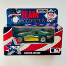 1992 Matchbox Team Collectible Limited Edition Major League Baseball Oakland Athletics Chevrolet Corvette verde