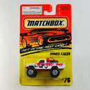 1996 Matchbox Dunes Racer 4x4 Open Back Truck 76 blanco