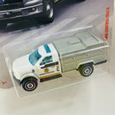 2019 Matchbox MBX Service 10 Ford F-150 Animal Control Truck blanco