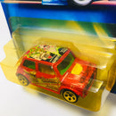 2003 Hot Wheels Crazed Clowns Morris Mini rojo 5DOT