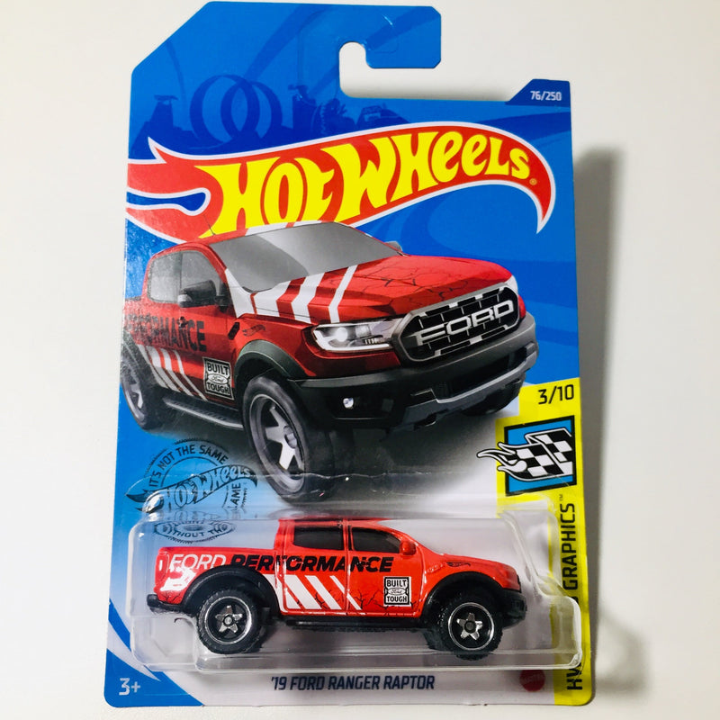 2020 Hot Wheels HW Speed Graphics 19 Ford Ranger Raptor rojo BAJA5