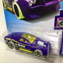 2018 Hot Wheels Treasure Hunt HW Glow Wheels Hollowback morado PR5