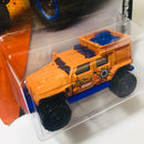 2015 Matchbox MBX Explorers Jeep Wrangler Superlift naranja