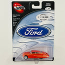2003 Hot Wheels 100% Preferred Limited Edition 1/15,000 Ford Series Purple Passion 49 Mercury naranja metálico Llantas de Goma RR