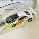2003 Hot Wheels 100% Preferred Ford Series Mercury Cougar blanco con flamas Llantas de Goma RR