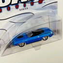 2003 Hot Wheels 100% Preferred Limited Edition 1/15,000 Muscle Car Review Plymouth Barracuda azul Llantas de Goma RR