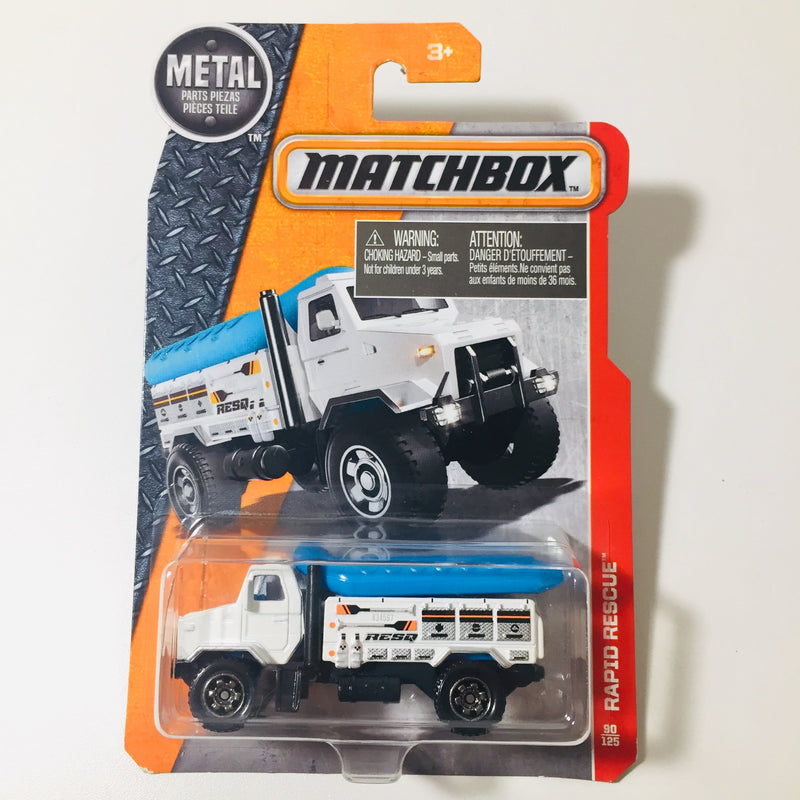 2016 Matchbox MBX Heroic Rescue Rapid Rescue blanco
