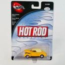 2003 Hot Wheels 100% Preferred Hot Rod Magazine 40 Ford amarillo Llantas de Goma RR