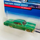 1999 Hot Wheels Pinstripe Power Series 65 Impala verde metálico LW