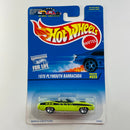 1997 Hot Wheels 1970 Plymouth Barracuda 523 verde 5SP Primera Edición