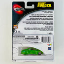 2003 Hot Wheels 100% Preferred Street Rodder Tail Dragger 41 Ford Coupe verde Llantas de Goma RR base ZAMAC