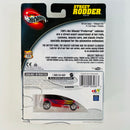 2003 Hot Wheels 100% Preferred Street Rodder Midnight Otto 1932 Ford Sedan rojo Llantas de Goma RR