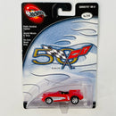 2003 Hot Wheels 100% Preferred Chevrolet Corvette SR-2 rojo Llantas de Goma RR