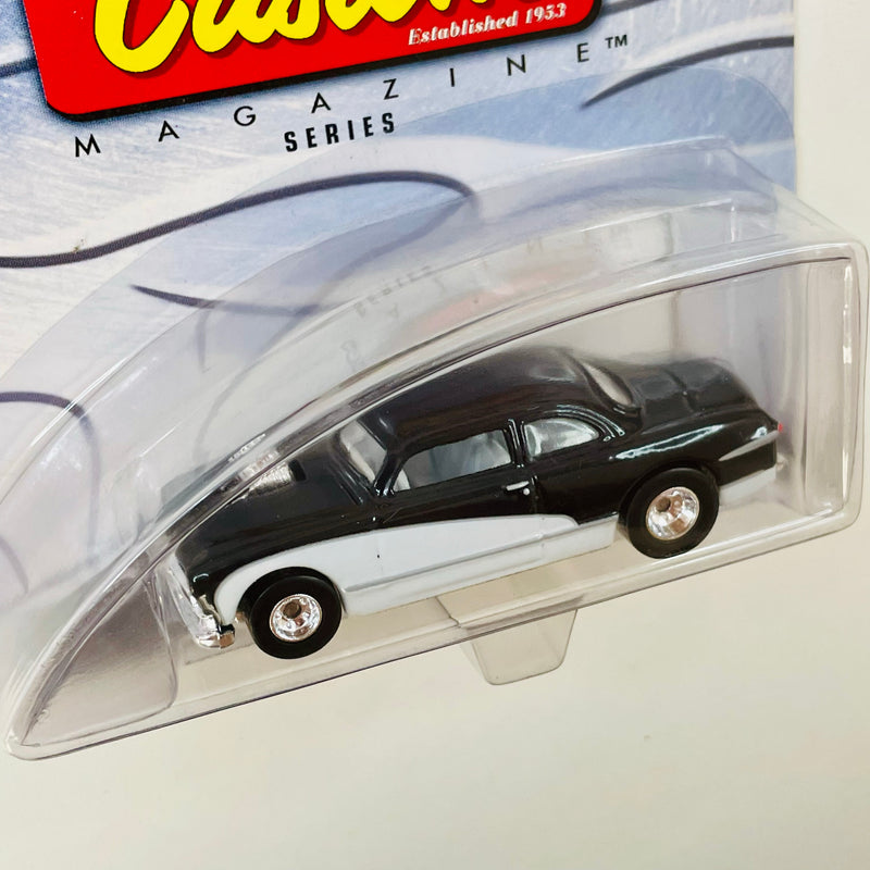 2003 Hot Wheels 100% Preferred Rod & Custom Shoe Box 49 Ford negro Llantas de Goma RR