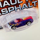 2004 Hot Wheels Auto Affinity Haul N Asphalt Dodge Sidewinder morado Llantas de Goma RR