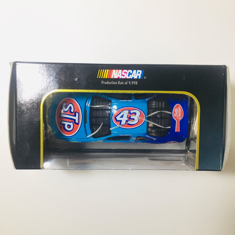 1999 Hot Wheels Racing Select NASCAR 2000 John Andretti 43 STP Pontiac Grand Prix celeste