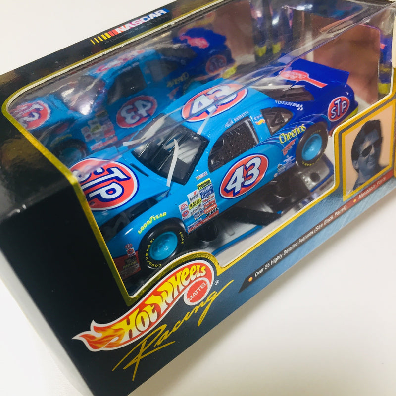 1999 Hot Wheels Racing Select NASCAR 2000 John Andretti 43 STP Pontiac Grand Prix celeste