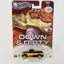 2004 Hot Wheels Auto Affinity Limited Edition 1/20,000 Down & Dirty Dodge M80 amarillo Llantas de Goma RR