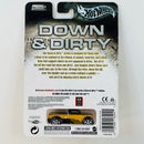 2004 Hot Wheels Auto Affinity Limited Edition 1/20,000 Down & Dirty Dodge M80 amarillo Llantas de Goma RR