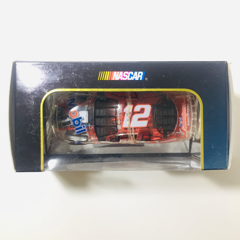 1999 Hot Wheels Racing Select Clear 1:43 NASCAR Jeremy Mayfield 12 Mobil 1 Ford Taurus transparente
