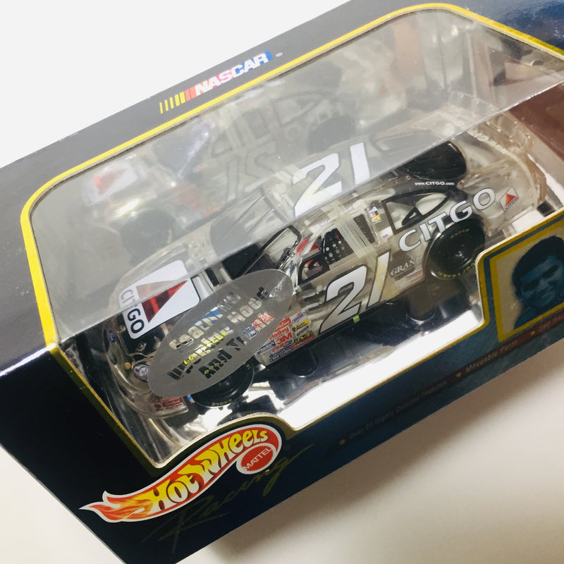 1999 Hot Wheels Racing Select Clear 1:43 NASCAR Elliott Sadler 21 Citgo Ford Taurus transparente