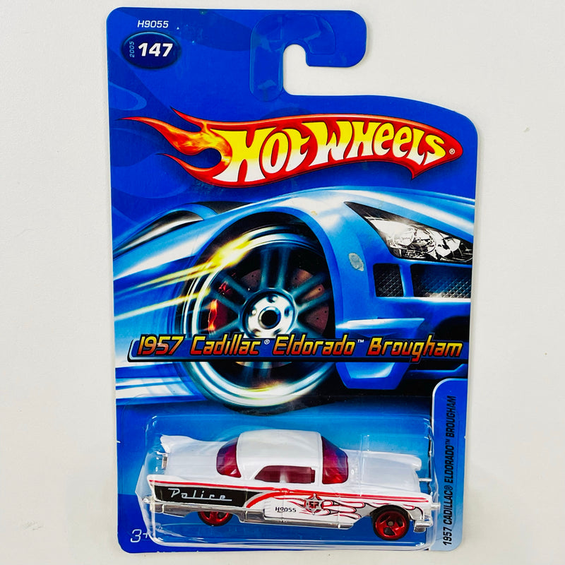 2005 Hot Wheels 1957 Cadillac Eldorado Brougham 147 blanco 3SP