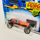 2002 Hot Wheels Old 3 134 naranja 5SP base ZAMAC