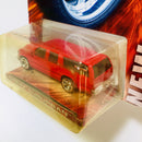 2004 Hot Wheels Whips Team Baurtwell Chevy Suburban rojo Llantas de Goma RR