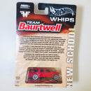 2004 Hot Wheels Whips Team Baurtwell Chevy Suburban rojo Llantas de Goma RR