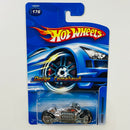 2005 Hot Wheels Dodge Tomahawk 176 cromado base ZAMAC