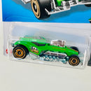 2022 Hot Wheels HW Dream Garage FusionBusta verde AD base ZAMAC