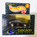 2000 Hot Wheels Special Edition Chicago Auto Show 97 Corvette negro Llantas de Goma RR