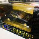 2000 Hot Wheels Special Edition Chicago Auto Show 97 Corvette negro Llantas de Goma RR