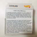 1999 Hot Wheels Limited Edition Lexmark Purple Passion blanco Llantas de Goma RR