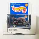 1998 Hot Wheels Limited Edition Lexmark 34 Ford 3-Window 1/10,000 negro Llantas de Goma RR